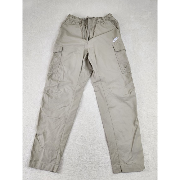 Nike Other - Mens Nike Tan Cargo Joggers with Drawstring Pockets Size Medium